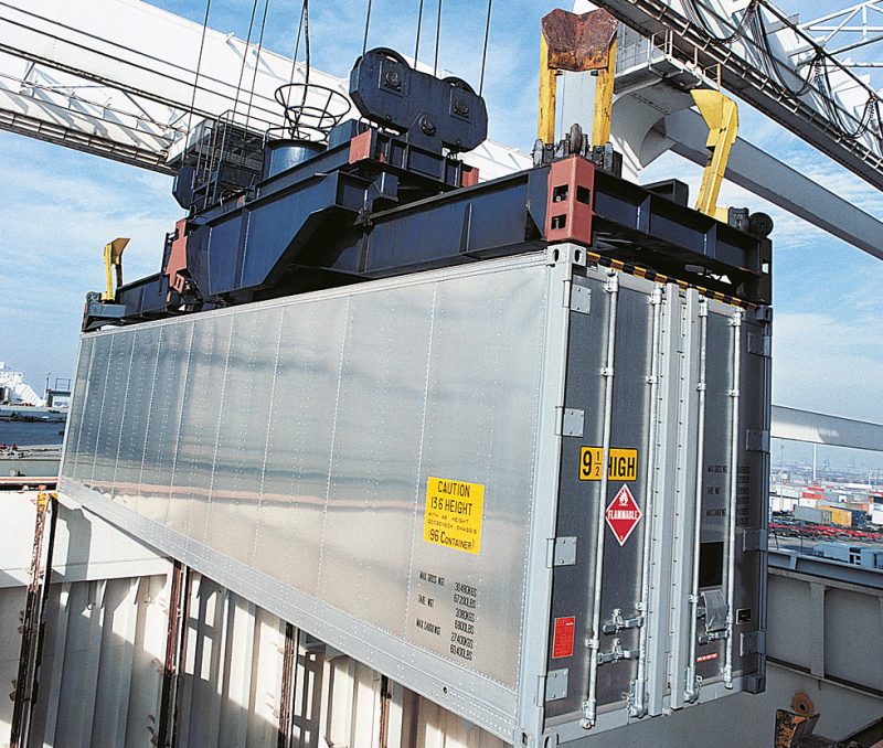 lyft av container
